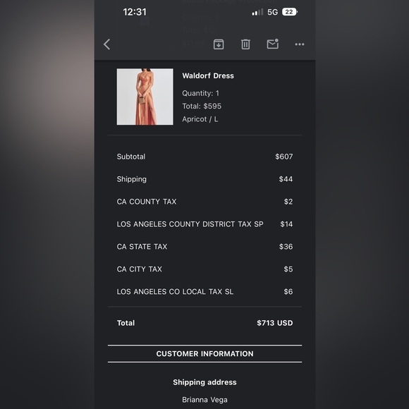 Formal dress - Picture 5 of 7